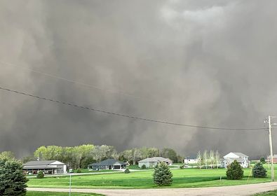 Storms near Osmond