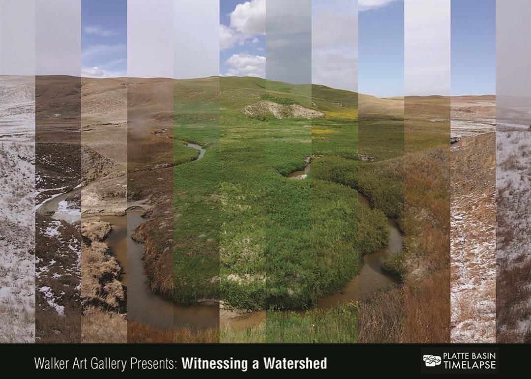 “Witnessing a Watershed,” the latest exhibit at UNK’s Walker Art Gallery, showcases multimedia selections from the Platte Basin Timelapse project, which uses time-lapse imagery to share stories about the Platte River and its importance to the region.