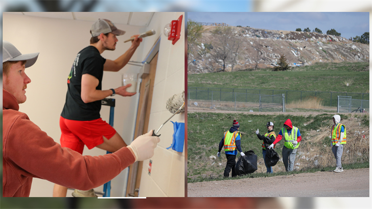 Lopers give back to community during annual 'Big Event' - Vimarsana News