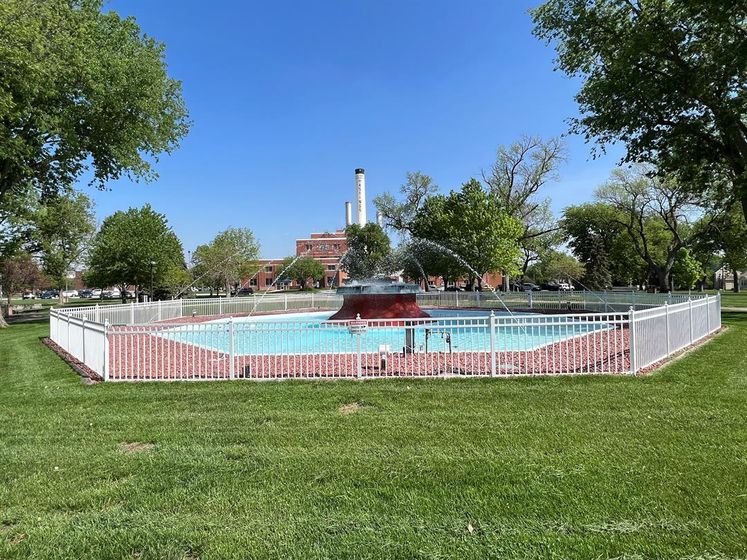 Jacob Fisher Rainbow Fountain, courtesy City of Hastings
