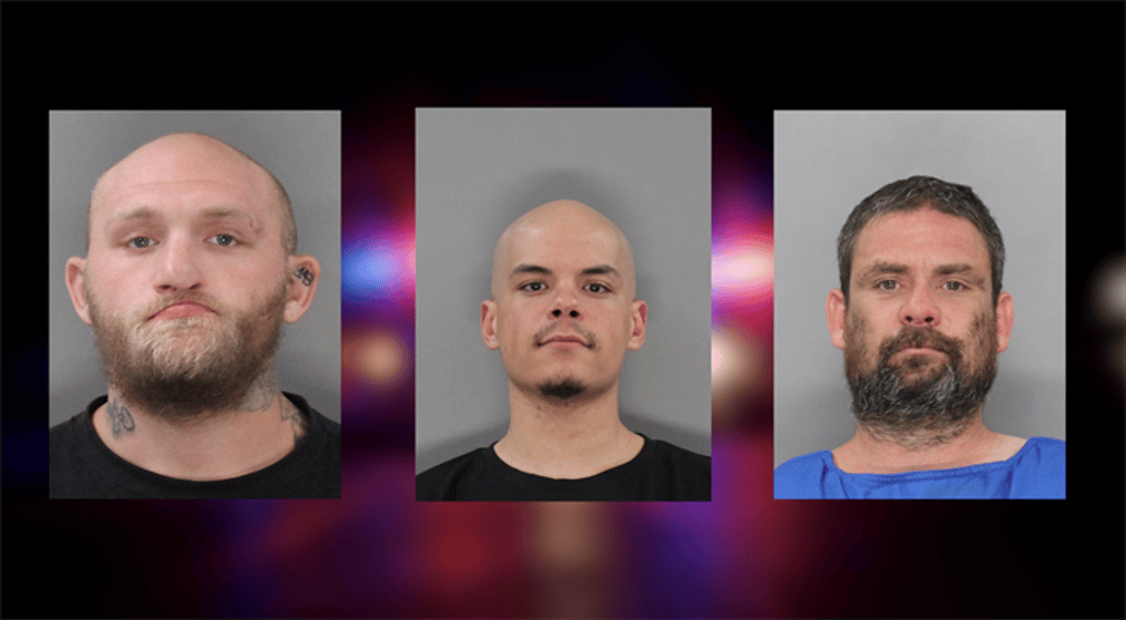 (L to R): Ronnie Swartz, Jerome Quinn, Scott Dye. Courtesy: Buffalo County Jail