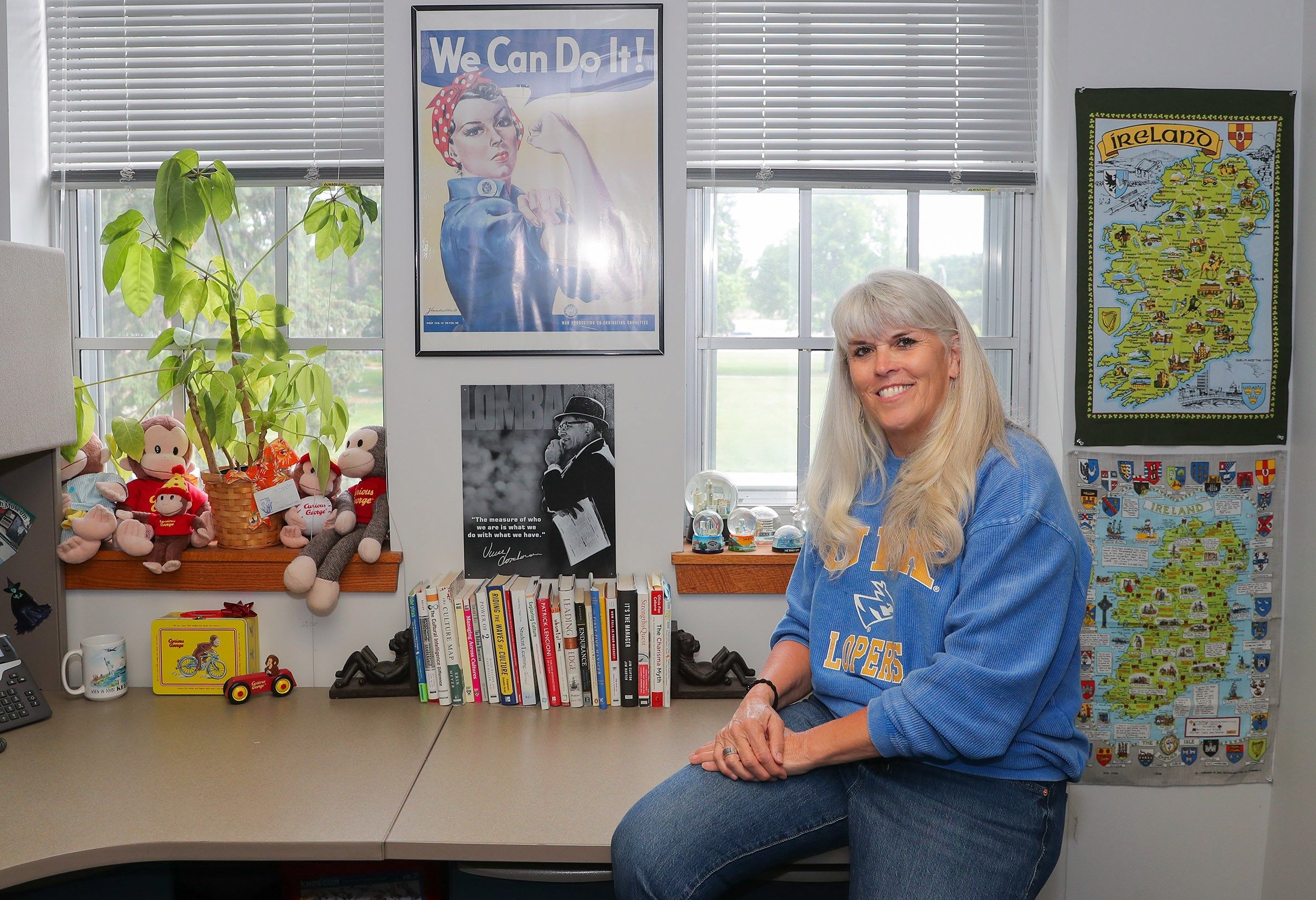 Susan Jensen recently retired after 26 years at UNK, where she served as director of the Nebraska Business Development Center before becoming a full-time faculty member in the Department of Management.