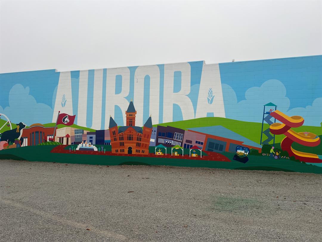 Hamilton Community Foundation dedicates mural to Aurora community