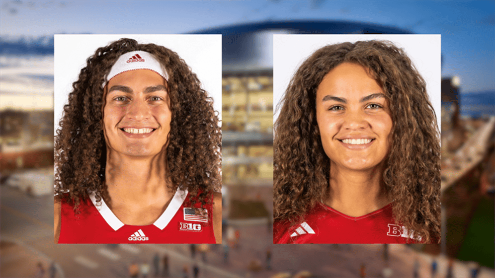 Josiah Allick (L) and Bekka Allick (R), Huskers Athletics