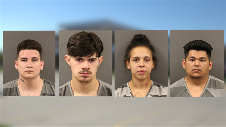 From L to R: Adam Diaz-Archer, Austin Baker, Emily Rodriguez, Johnathan Mason