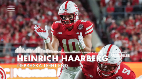 Heinrich Haarberg prepares for final Husker game, NFL pursuit
