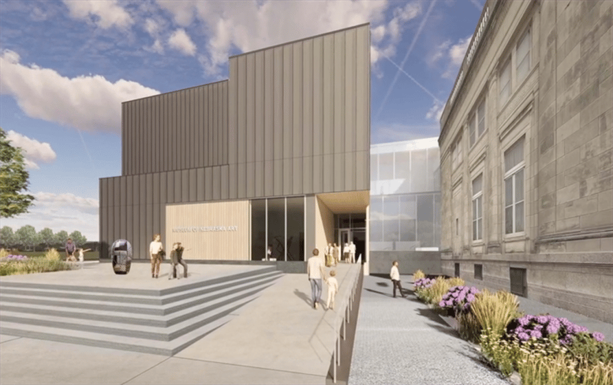 The Museum of Nebraska Art announced Monday that the brand-new 23,000-square-foot expansion includes new exhibition spaces, enlarged areas for public programming, enhanced amenities, and improved accessibility.