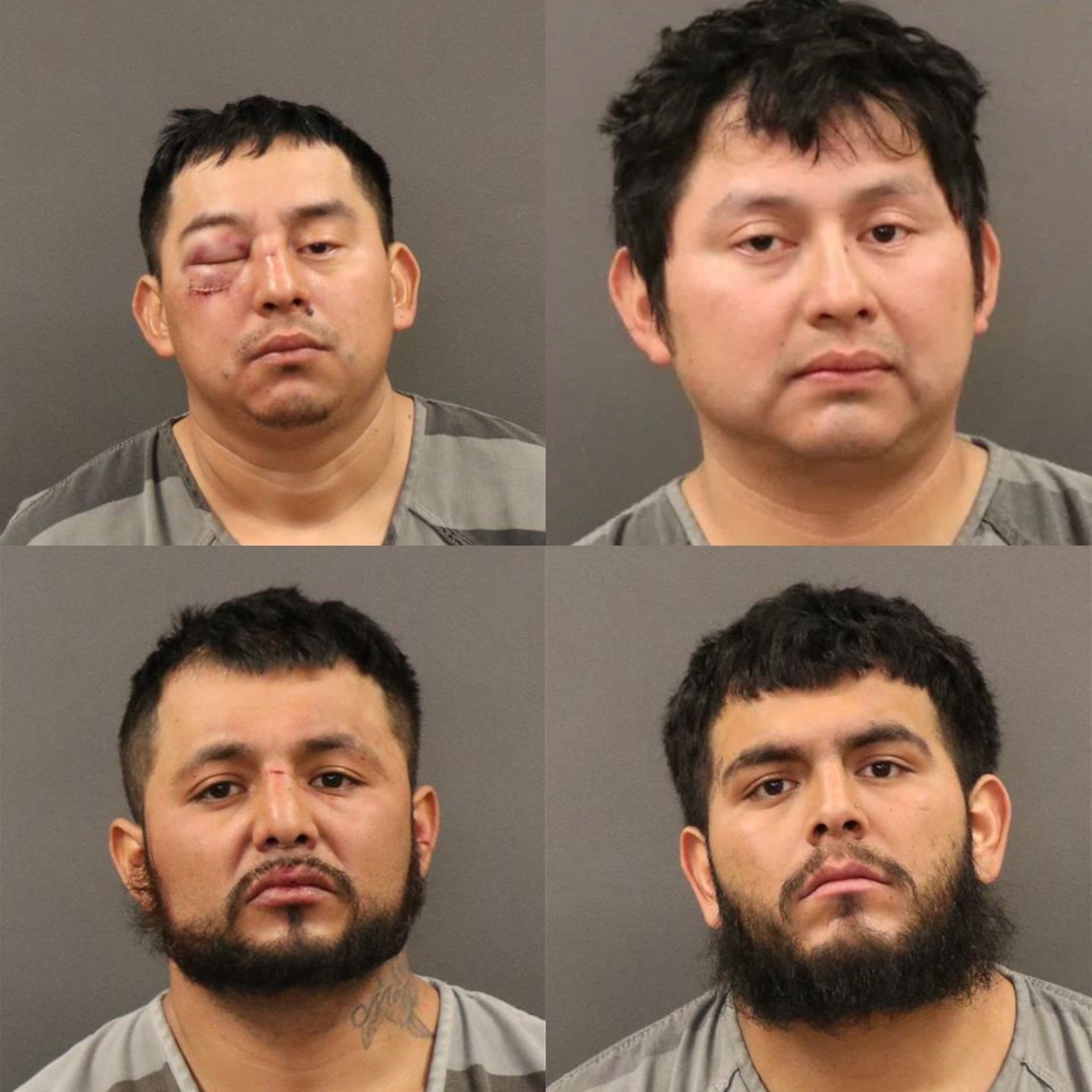 Top row, left to right: Ildefonzo Munoz Diaz and Jose Munoz Diaz. Bottom row, left to right: Leonardo Rivas and Timothy Rivas