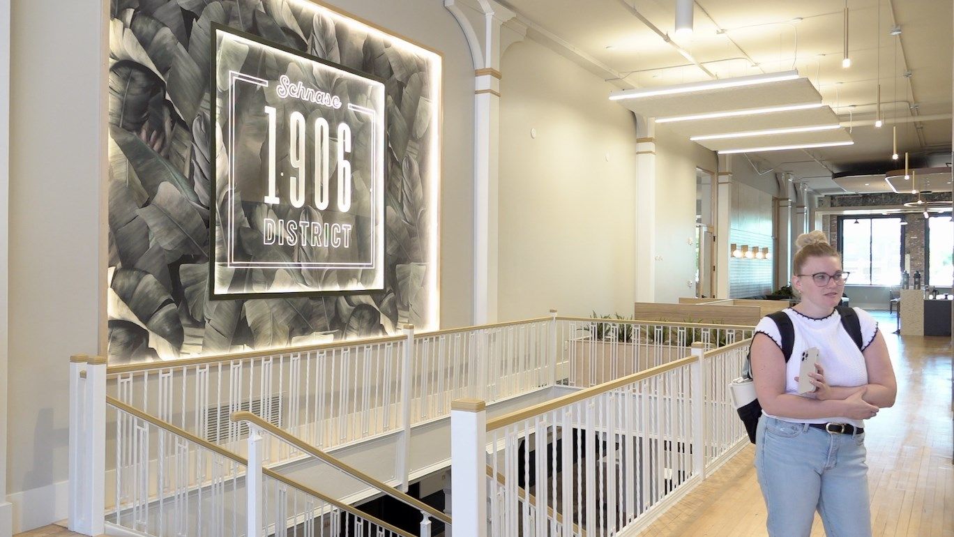 Schnase 1906 District unveils new entrepreneurship center in renovated Stein Building