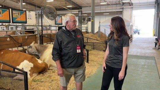 Calf at the State Fair named after Husker player