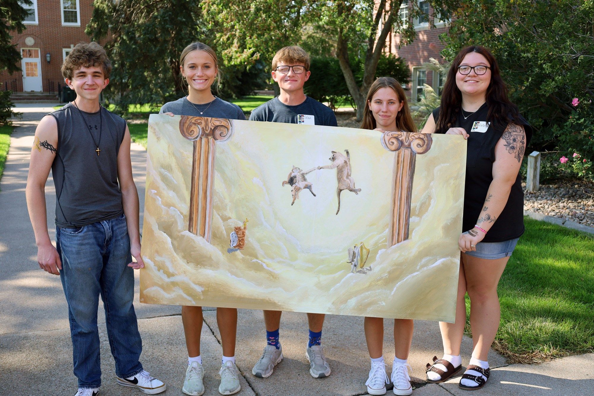 Thayer Central's art team was awarded 2nd place