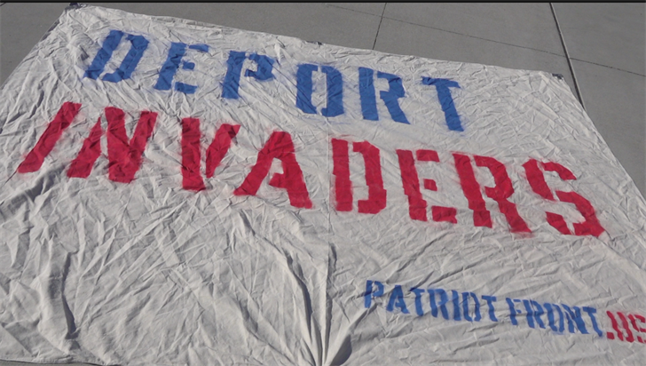 Banners tied to white nationalist group found over Grand Island bridge