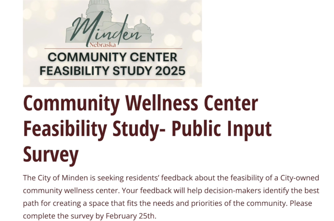 Minden seeks public input on potential community wellness center