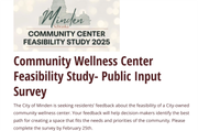 Minden seeks public input on potential community wellness center